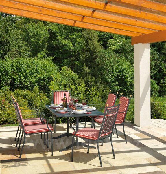 Karasek Kovové stohovatelné jídelní křeslo Wien, Karasek, celokovové, tepaný kov barva dle vzorníku