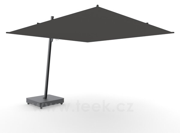 Umbrosa Boční slunečník Versa UX Architecture, Umbrosa, čtvercový 300x300 cm, rám hliník barva Papyrus white (RAL 9018), potah Colorum akryl 260 g/m2 barva Marble, bez stojanu