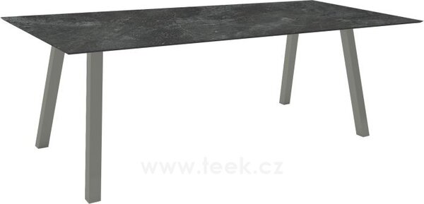 Stern Jídelní stůl Interno, Stern, obdélníkový 180x100x75 cm, profil nohou čtvercový, rám hliník barva dle vzorníku, deska HPL barva dle vzorníku