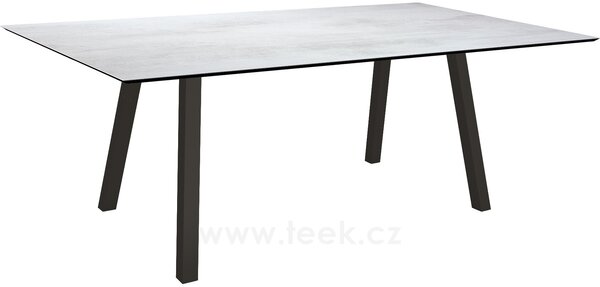 Stern Jídelní stůl Interno, Stern, obdélníkový 180x100x75 cm, profil nohou čtvercový, rám hliník barva dle vzorníku, deska HPL barva dle vzorníku
