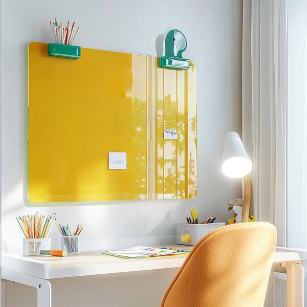 Žlutá exotická skleněná magnetická tabule Smatab® - 40 × 60 cm