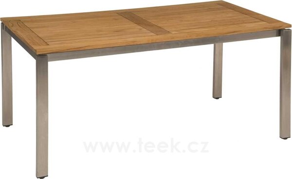 Stern Jídelní stůl Classic, Stern, obdélníkový 160x90x73 cm, profil nohou čtvercový, rám hliník barva dle vzorníku, deska HPL barva dle vzorníku