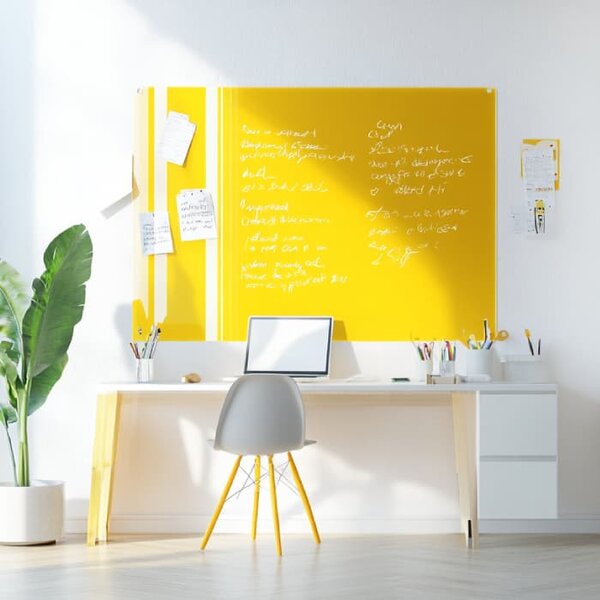 Žlutá exotická skleněná magnetická tabule Smatab® - 40 × 60 cm