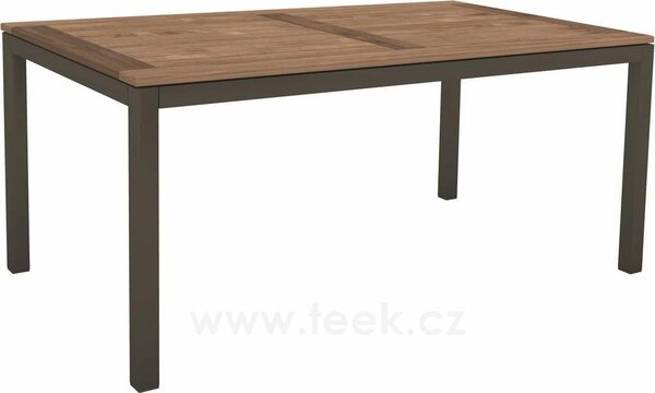 Stern Jídelní stůl Classic, Stern, obdélníkový 160x90x73 cm, profil nohou čtvercový, rám hliník barva dle vzorníku, deska HPL barva dle vzorníku