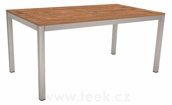 Stern Jídelní stůl Classic, Stern, obdélníkový 130x80x73 cm, profil nohou čtvercový, rám nerezová ocel, deska HPL barva dle vzorníku