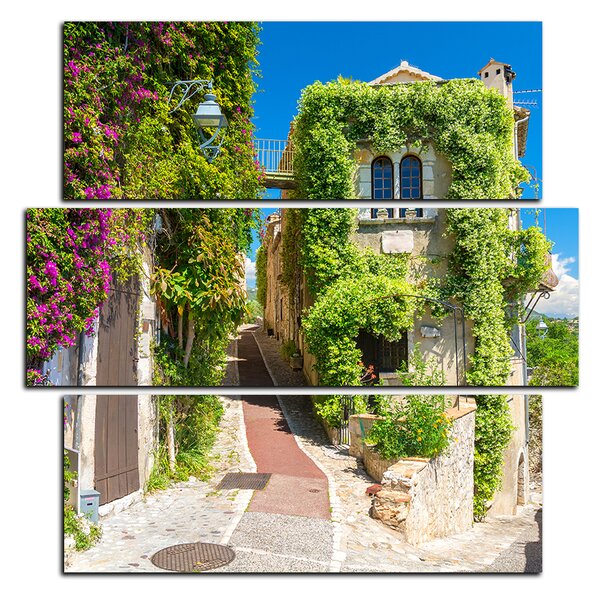 Obraz na plátně - Krásná architektura v Provence - čtverec 3236D (75x75 cm)