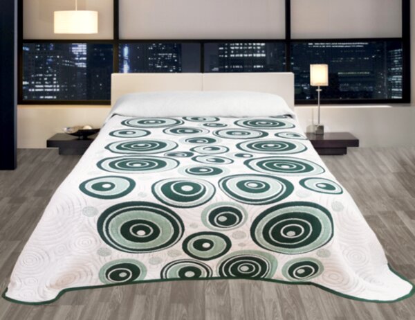 Přehoz na postel Congo zelený 140 x 220 cm - Forbyt