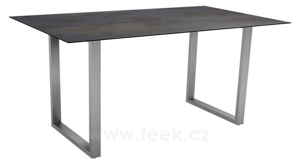 Stern Jídelní stůl Skid, Stern, obdélníkový 160x90x73 cm, rám lakovaný hliník barva dle vzorníku, deska HPL barva dle vzorníku