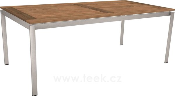 Stern Jídelní stůl Classic, Stern, obdélníkový 200x100x73 cm, profil nohou čtvercový, rám nerezová ocel, deska HPL barva dle vzorníku