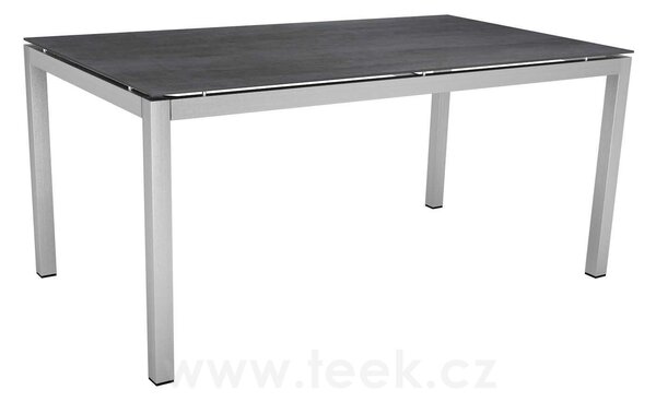 Stern Jídelní stůl Classic, Stern, obdélníkový 160x90x73 cm, profil nohou čtvercový, rám nerezová ocel, deska HPL barva dle vzorníku