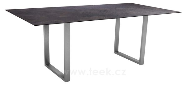 Stern Jídelní stůl Skid, Stern, obdélníkový 200x100x73 cm, rám lakovaný hliník barva dle vzorníku, deska HPL barva dle vzorníku