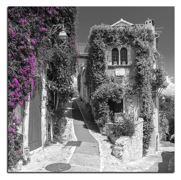 Obraz na plátně - Krásná architektura v Provence - čtverec 3236QA (50x50 cm)
