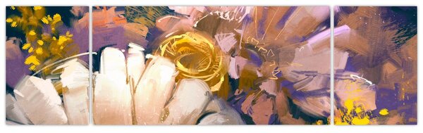 Obraz květů (170x50 cm)