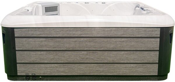 Akrylátová vířivka Maxspa, 230 x 230 x 89 cm Barva: stříbrno-černá, Barva bočnice: šedá
