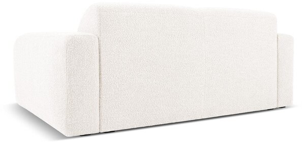 Bílá pohovka z textilie bouclé 170 cm Molino – Micadoni Home