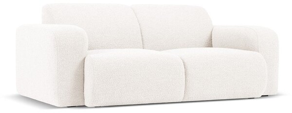 Bílá pohovka z textilie bouclé 170 cm Molino – Micadoni Home