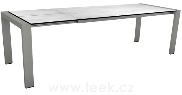 Stern Rozkládací jídelní stůl Select, Stern, obdélníkový 200-260x90x75 cm, rám lakovaný hliník barva dle vzorníku, deska HPL barva dle vzorníku