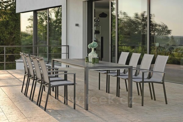 Stern Rozkládací jídelní stůl Select, Stern, obdélníkový 200-260x90x75 cm, rám lakovaný hliník barva dle vzorníku, deska HPL barva dle vzorníku