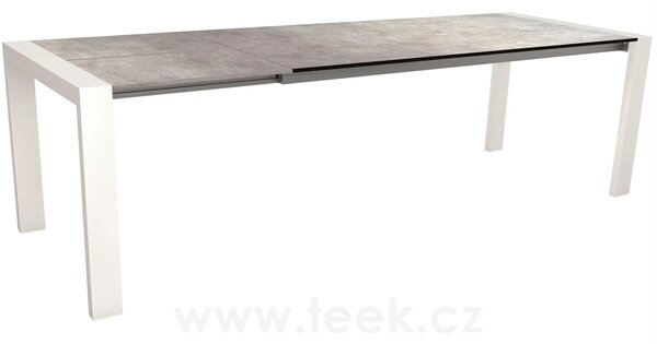 Stern Rozkládací jídelní stůl Select, Stern, obdélníkový 200-260x90x75 cm, rám lakovaný hliník barva dle vzorníku, deska HPL barva dle vzorníku