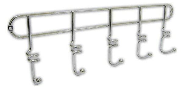 Nástěnný věšák TWIST 4,3x14,5 cm lesklý chrom