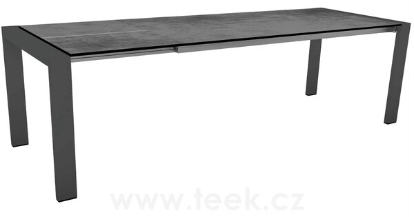 Stern Rozkládací jídelní stůl Select, Stern, obdélníkový 200-260x90x75 cm, rám lakovaný hliník barva dle vzorníku, deska HPL barva dle vzorníku