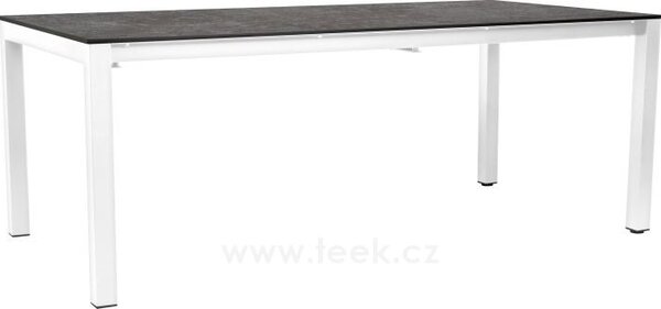 Stern Rozkládací jídelní stůl Classic, Stern, obdélníkový 200-250x100x75 cm, rám lakovaný hliník barva dle vzorníku, deska HPL barva dle vzorníku