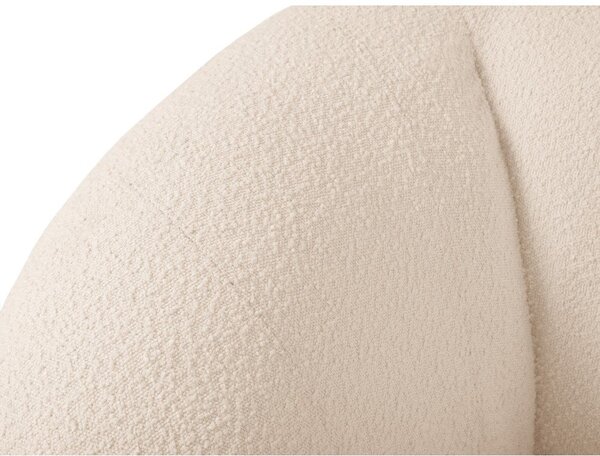 Krémová pohovka z textilie bouclé 230 cm Essen – Cosmopolitan Design