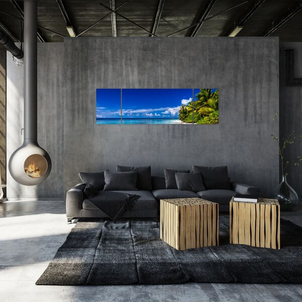 Obraz tropické pláže (170x50 cm)