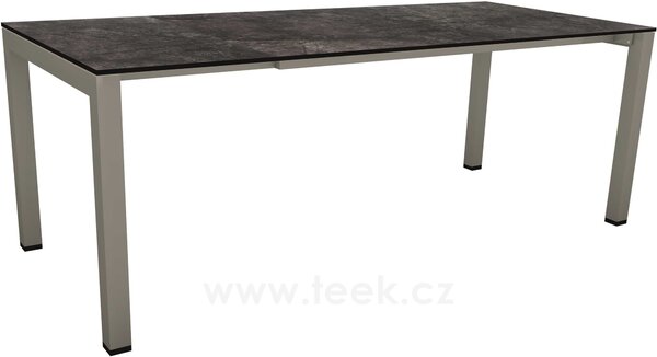 Stern Rozkládací jídelní stůl Classic, Stern, obdélníkový 160-210x90x75 cm, rám lakovaný hliník barva dle vzorníku, deska HPL barva dle vzorníku
