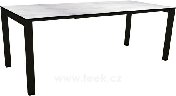 Stern Rozkládací jídelní stůl Classic, Stern, obdélníkový 160-210x90x75 cm, rám lakovaný hliník barva dle vzorníku, deska HPL barva dle vzorníku