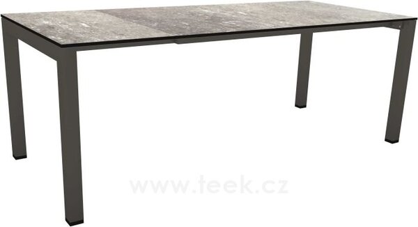 Stern Rozkládací jídelní stůl Classic, Stern, obdélníkový 160-210x90x75 cm, rám lakovaný hliník barva dle vzorníku, deska HPL barva dle vzorníku