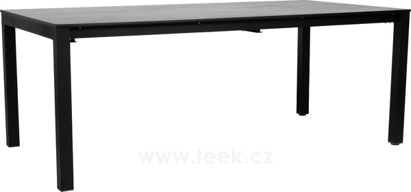 Stern Rozkládací jídelní stůl Classic, Stern, obdélníkový 200-250x100x75 cm, rám lakovaný hliník barva dle vzorníku, deska HPL barva dle vzorníku