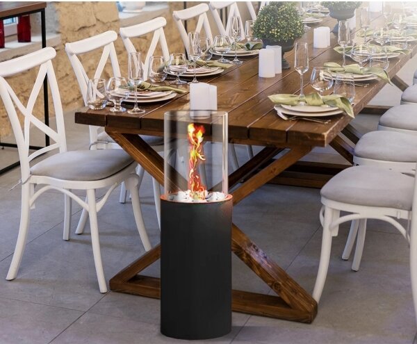 BIO krb ROMA 26,5x80,5 cm 2kW černá + ochranný kryt
