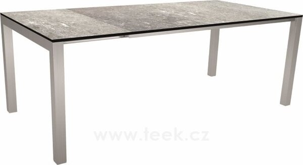 Stern Rozkládací jídelní stůl Classic, Stern, obdélníkový 160-210x90x75 cm, rám nerezová ocel, deska HPL barva dle vzorníku