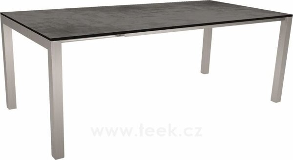 Stern Rozkládací jídelní stůl Classic, Stern, obdélníkový 160-210x90x75 cm, rám nerezová ocel, deska HPL barva dle vzorníku