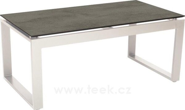 Stern Konferenční stolek Allround, Stern, obdélníkový 110,5x60x45 cm, rám lakovaný hliník barva dle vzorníku, deska HPL barva dle vzorníku