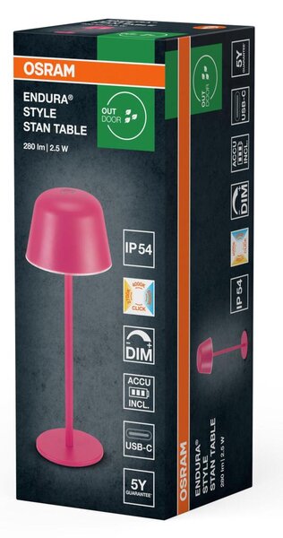 LEDVANCE stolní LED lampa Endura Style Table CCT USB 2,5 W 5 V stmívatelná
