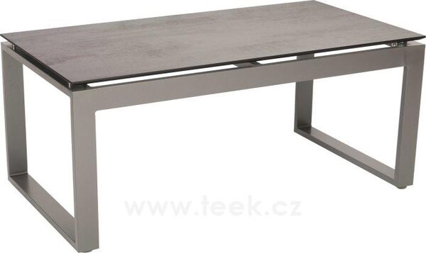 Stern Konferenční stolek Allround, Stern, obdélníkový 110,5x60x45 cm, rám lakovaný hliník barva dle vzorníku, deska HPL barva dle vzorníku