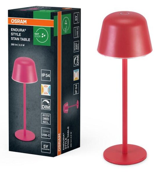 LEDVANCE stolní LED lampa Endura Style Table CCT USB 2,5 W 5 V stmívatelná