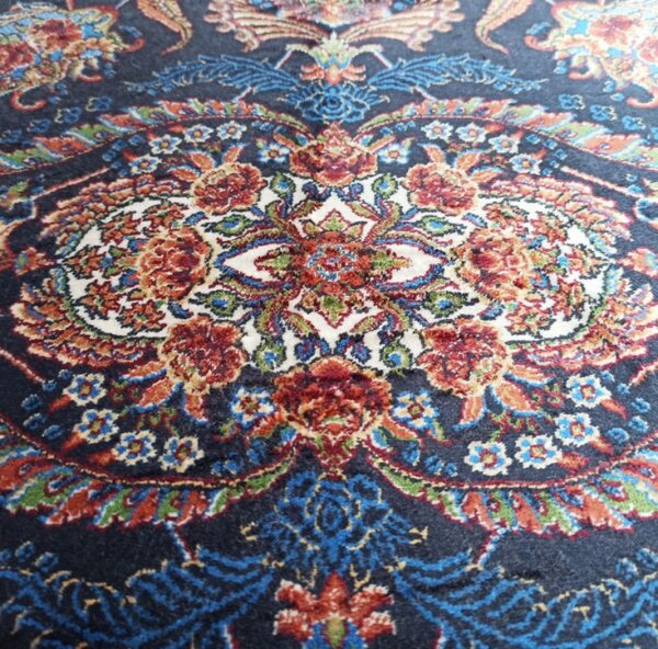 Koberec Exkluzivní Qum Silk 08 modrý