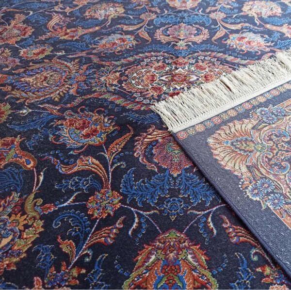 Koberec Exkluzivní Qum Silk 08 modrý