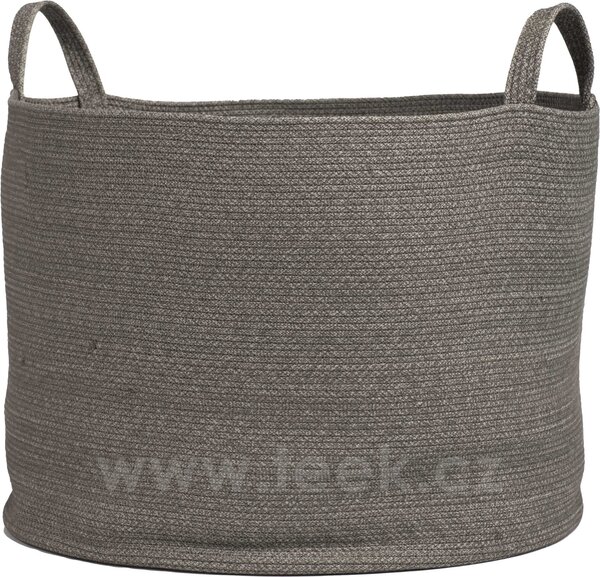 Stern Úložný koš, Stern, kulatý průměr 50x36 cm, lankový výplet světle šedý (light grey)