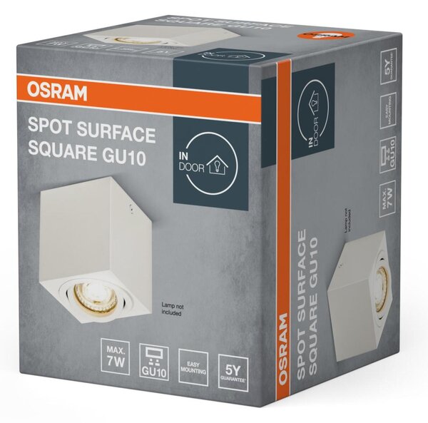 LEDVANCE stropní bodové svítidlo Spot Surface Square GU10 220-240 V