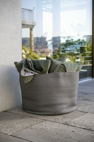 Stern Úložný koš, Stern, kulatý průměr 50x36 cm, lankový výplet světle šedý (light grey)