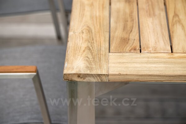 Stern Jídelní stůl Penta, Stern, obdélníkový 220x100x73 cm, rám nerezová ocel, deska HPL barva dle vzorníku
