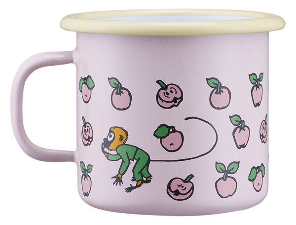 Muurla Hrnek Pippi Fruits 2,5 dl, smalt / růžový