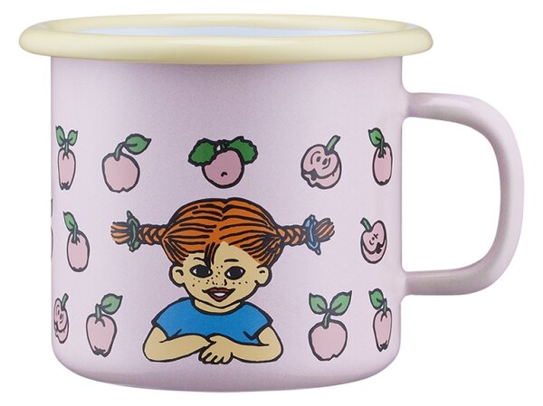 Muurla Hrnek Pippi Fruits 2,5 dl, smalt / růžový