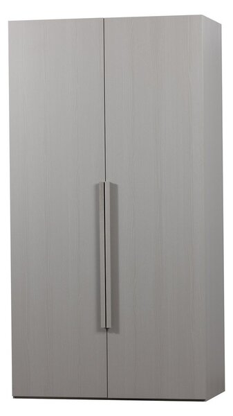 Šedá modulární skříň v dekoru ořechu 110x210x58 cm Rens – WOOOD