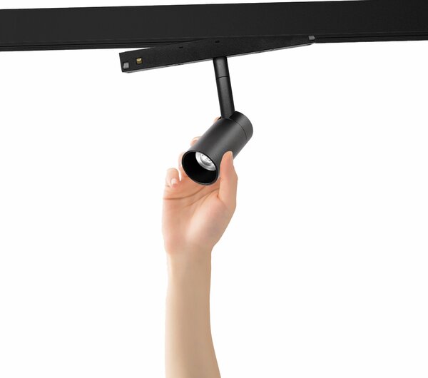 Mantra 8327 Magneto 48V Gruissan, černý závěs LED 7W 3000K 38°, on/off, průměr 5,5cm