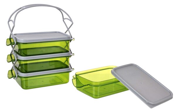 JÍDLONOSIČ 4PATRA 1L, 24,3CMX14,6CMX29,5CM PLAST